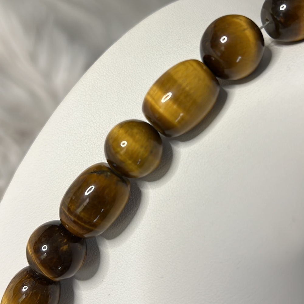 Jay King Mine Finds Tiger’s Eye Necklace - Picture 3 of 10